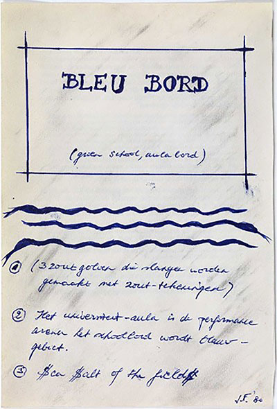 De Zee / Salut d'Honneur Jan Hoet